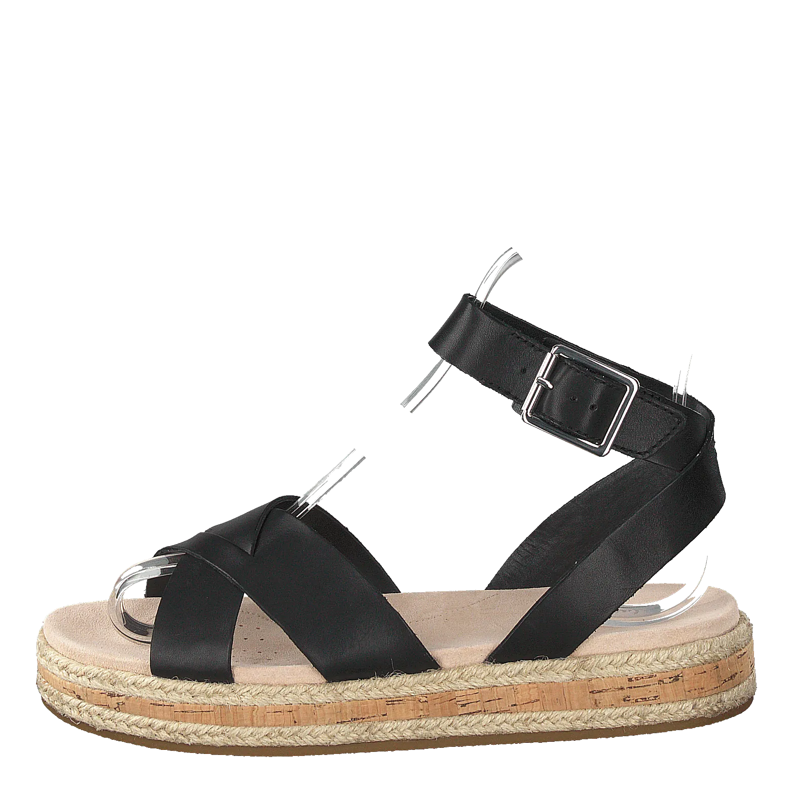 Botanic Poppy Black Leather